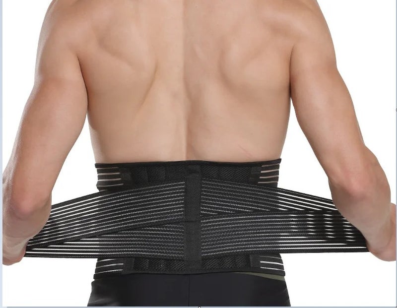 Bluejw Sweat Waist Trimmer Belt for Women & Men, Back Support, Weight Lifting, Gym Waist Protector, Sports Body Shaper Corset - Image 4