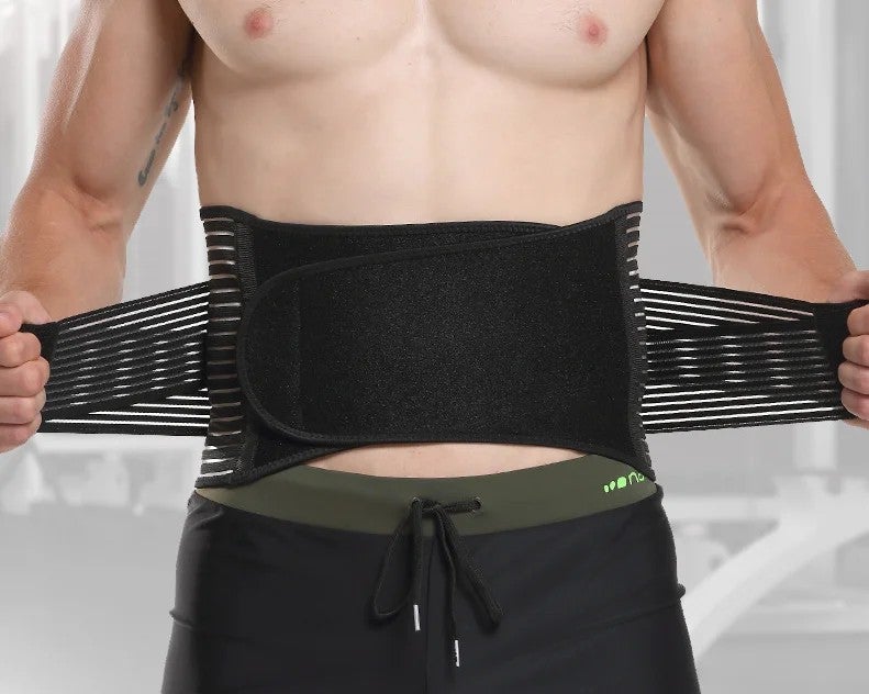 Bluejw Sweat Waist Trimmer Belt for Women & Men, Back Support, Weight Lifting, Gym Waist Protector, Sports Body Shaper Corset - Image 2