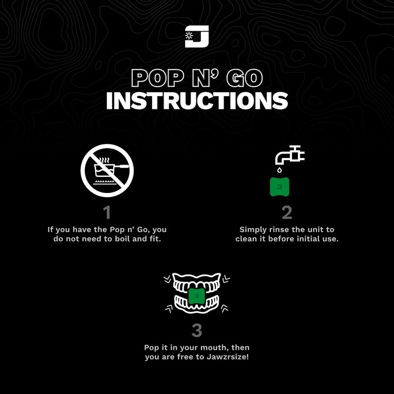 Jawzrsize Jaw Exerciser for Men - Pop N Go Guys Pack Intermediate Green and Advanced Green Jaw Trainer, Jaw Clenching Relief, Double Chin Reducer, Jawline Shaper and Neck Exerciser - Image 4