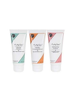 Fix My Curls Travel Sized Wash Day Bundle With Cleansing Shampoo Everyday Moisturizing Shampoo & Hydrating Deep Conditioner Cruelty Free Silicone & Sulphate Free Frizz Control Solution (50Ml Each)  - Image 2