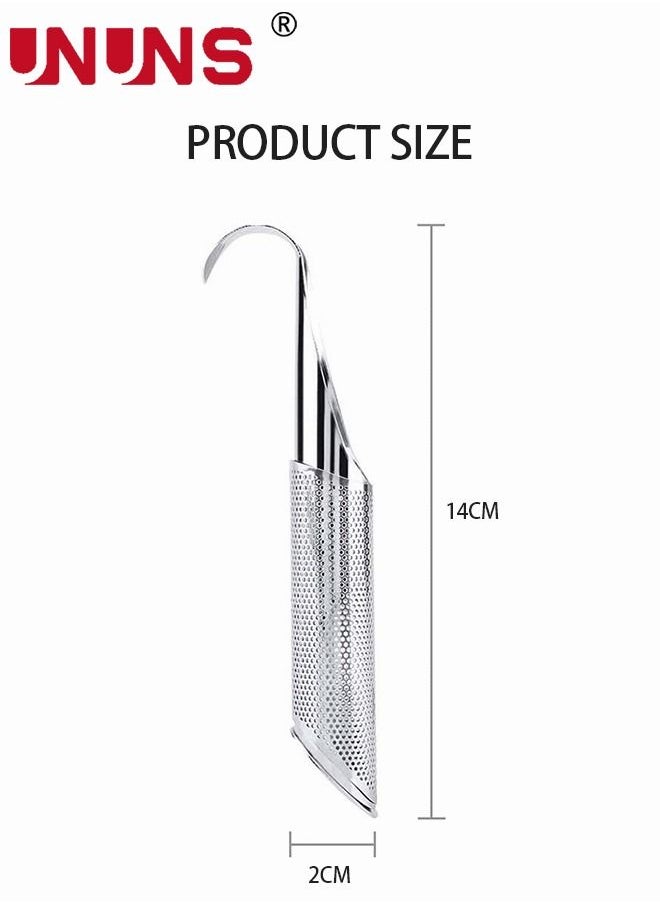 Tea Strainers,2 Pack Stainless Steel Hanging Type Tea Diffusers,Tea Diffuser For Loose Tea Travel,Long-Handle Tea Filter For Tea
