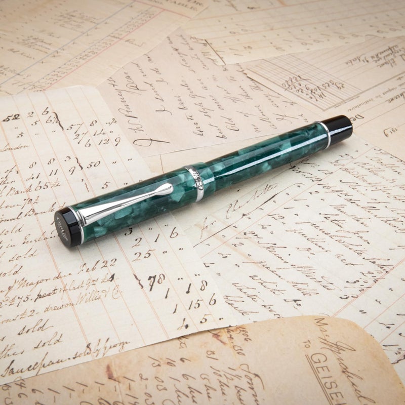 Conklin Duragraph Fountain Pen Forest Green - Medium Nib, Timeless Luxury for Professional Writing, Premium Craftsmanship - Image 2