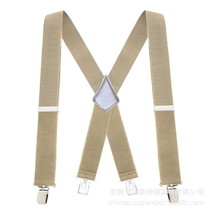 Elastic Braces for Workwear Khaki  - Image 1