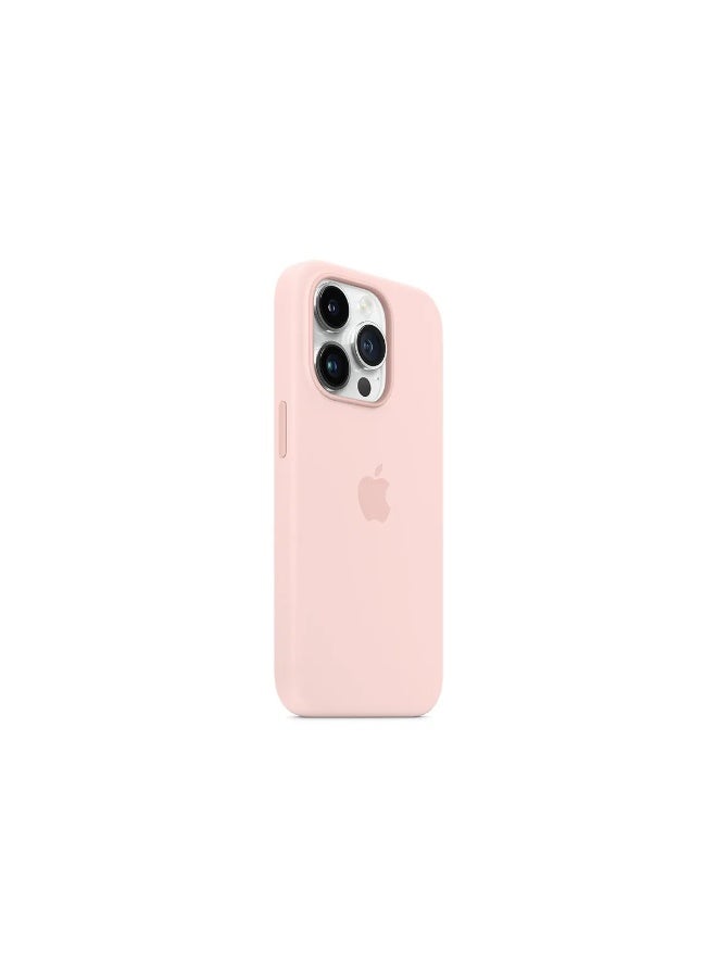 فريق ديلوكس غلاف سيليكون آيفون 14 برو مع MagSafe (Chalk Pink) - Image 2
