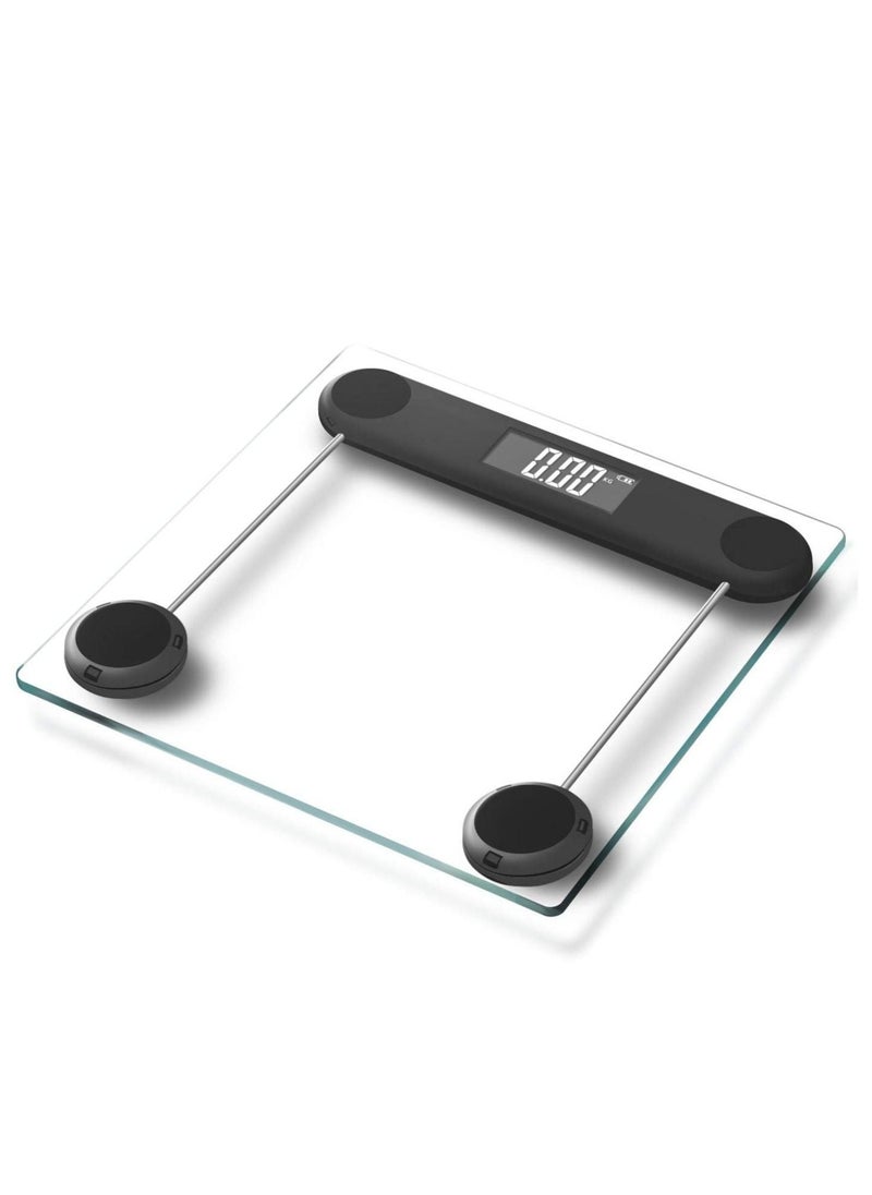 Generic - Digital Bathroom Scale, Toughened Glass Platform Electronic Scales, Easy Read LCD Display - Image 1