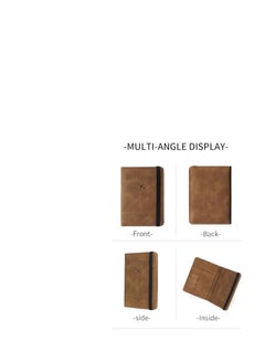 Generic Passport Wallet 15 * 10cm with Pockets for Smart Cards Phone SIM Holder Cover Passport Flight Ticket  - Image 4