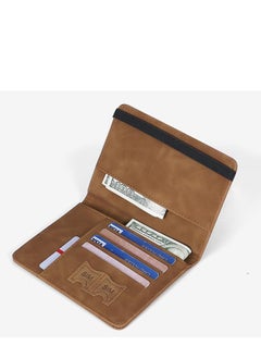Generic Passport Wallet 15 * 10cm with Pockets for Smart Cards Phone SIM Holder Cover Passport Flight Ticket  - Image 2