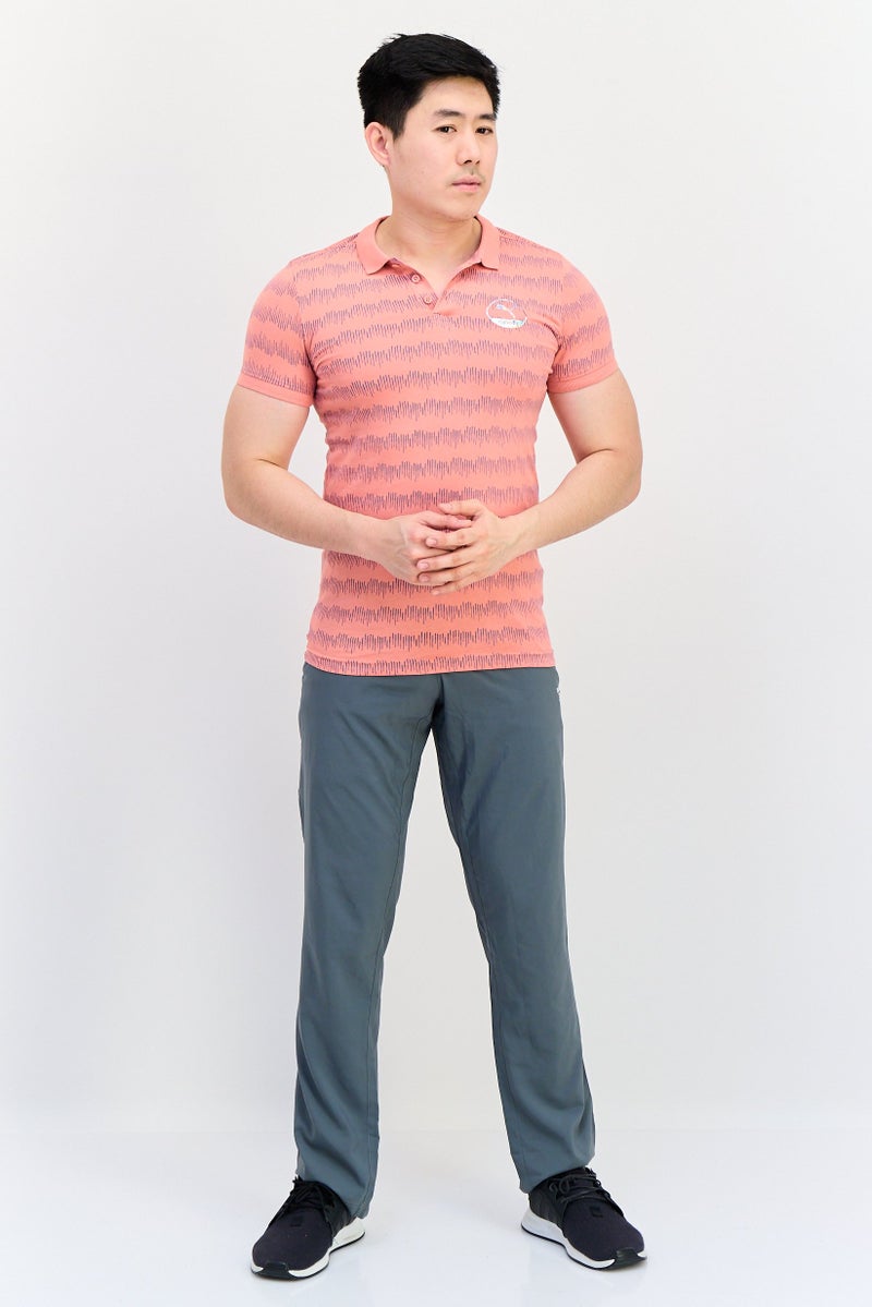 PUMA Men Slim Fit Short Sleeves Outdoor Polo Shirt, Multicolor - Image 3