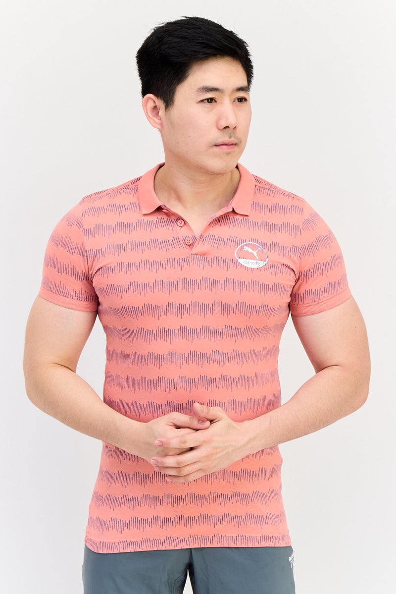 PUMA Men Slim Fit Short Sleeves Outdoor Polo Shirt, Multicolor - Image 1