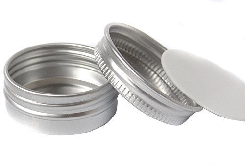 VASANA 12PCS 10g Empty Refill Silver Aluminum Cosmetic Sample Packing Tins with Screw Lids Travel Round Storage Jar for Lip Balm DIY Candles Eye Shadow Powder - Image 2