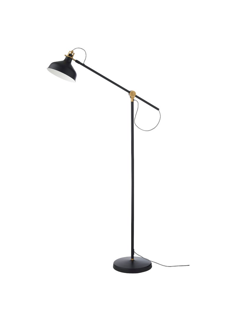 IKEA FRAKTA مصباح أرضي/قراءة - أسود - Image 1