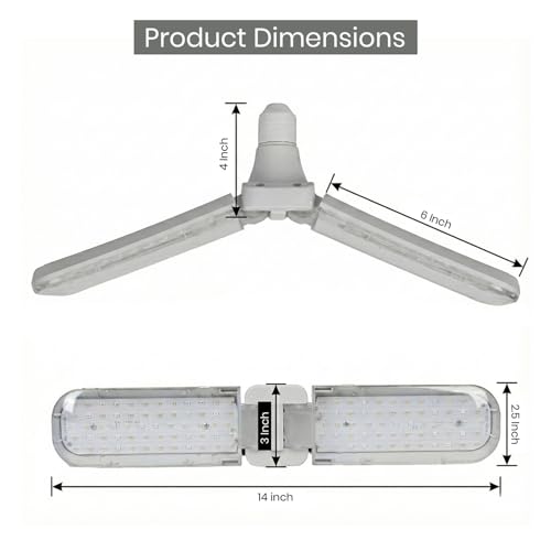 GIGAWATTS Plant Light with Full Spectrum 100-240V~50/60Hz AC Input Dimmable & 3 Modes 120° Lightning Angle USB Powered 50000hrs IP44 Indoor Lamp for Home Garden Balcony (Style 6) - Image 2