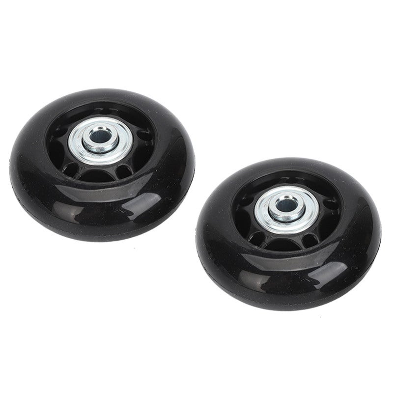 Luggage Replacement Wheels 64x24mm Quiet Pu Rubber Design - Stable Smooth 360° Swivel Universal Caster Wheels for Luggage Suitcase Repair - Image 5