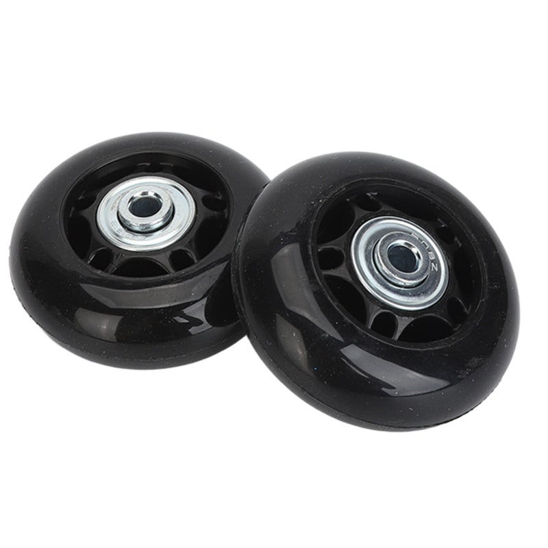 Luggage Replacement Wheels 64x24mm Quiet Pu Rubber Design - Stable Smooth 360° Swivel Universal Caster Wheels for Luggage Suitcase Repair - Image 3