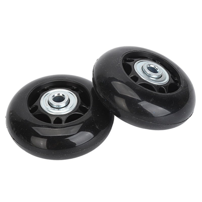 Luggage Replacement Wheels 64x24mm Quiet Pu Rubber Design - Stable Smooth 360° Swivel Universal Caster Wheels for Luggage Suitcase Repair - Image 4