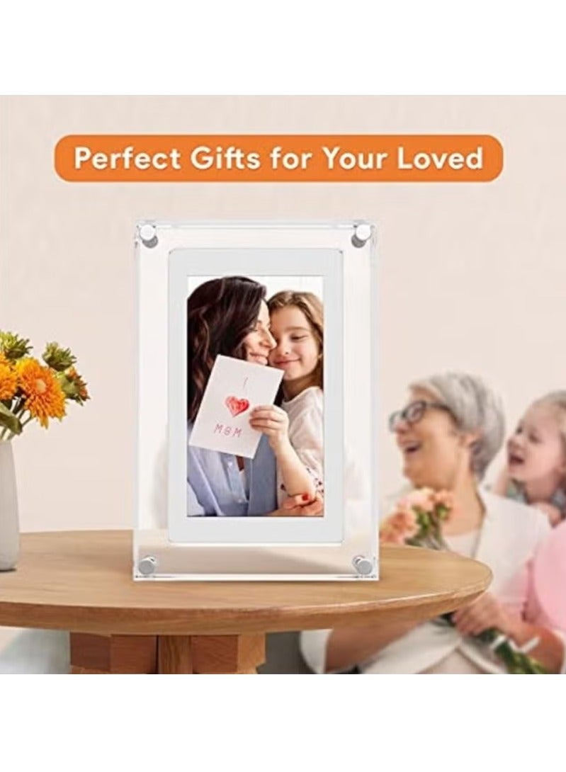 5 Inch Digital Picture Frame Acrylic Video Frame 4GB Memory 1000mAh Built in Battery Home Decor Heartfelt Gift - Image 5
