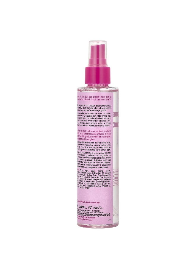 b tan - b.tan, Gimme The Glow Down, Dark, Facial Tan Mist, Rosewater, 6.7 fl oz (190 ml) - Image 1