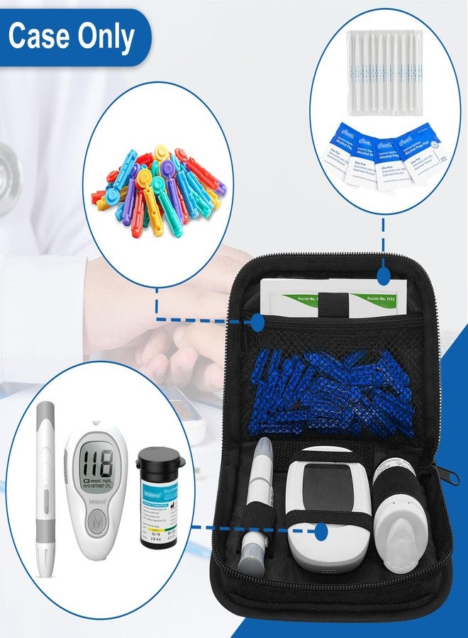 ICIMBI Diabetes Supply Case, Diabetic Organizer Carrying Case Kit, Glucose Monitor Case, Portable Diabetes Testing Kit Cases - Image 2