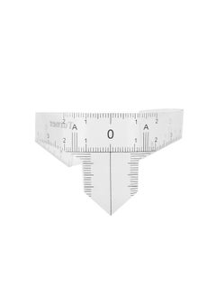 Generic Professional Eyebrow Positioning Ruler Eyebrow Stencils Eyebrow Shaper Brow Mapping Tool Microblading Brow Shape Design Ruler(鼻梁尺C款)  - Image 1