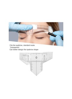 Generic Professional Eyebrow Positioning Ruler Eyebrow Stencils Eyebrow Shaper Brow Mapping Tool Microblading Brow Shape Design Ruler(鼻梁尺C款)  - Image 2