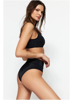 trendyol Black Bralette High Waist High Leg Regular Bikini Set TBESS22BT0010  - Image 3