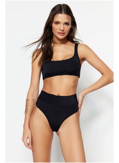 trendyol Black Bralette High Waist High Leg Regular Bikini Set TBESS22BT0010  - Image 2