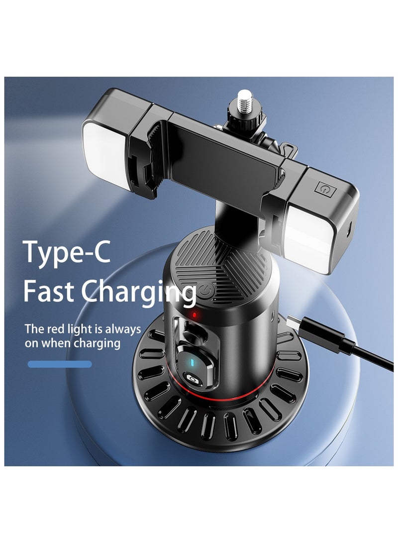 Auto Face Tracking Tripod, 360° Rotation Auto Tracking Phone Holder Track Camera Mount with Remote, No App, Gesture Control, Moving Tripod for Vlog Live Streaming Video Recording Tiktok - Image 3