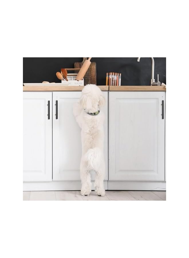 The Bros 10 قطع مقابض خزائن سوداء مقابض خزائن المطبخ مقابض درج على شكل حرف T مقابض أبواب - Image 5