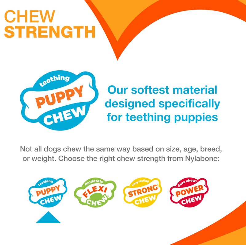 Nylabone Dental Dinosaur Puppy Power Chew Toy, Soothing Puppy Teething Bone, Enrichment Toy for Puppies, Chicken Flavor, Small Dogs - Up to 25 lbs., 1 Count - Image 3