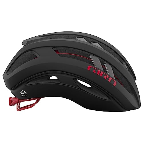 Giro Aries Spherical Bike Helmet - Matte Carbon/Red Small - Image 3