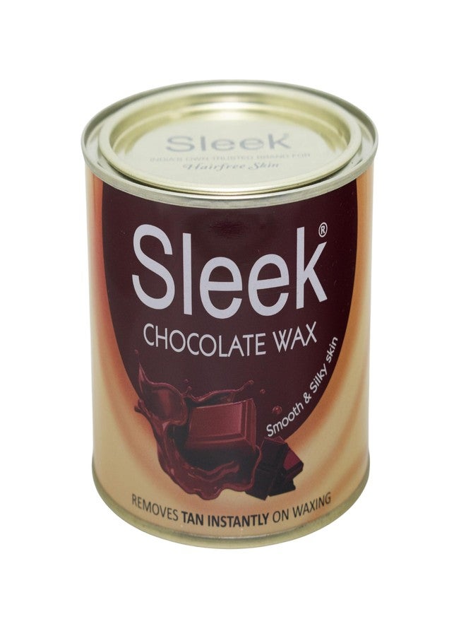 Sleek Chocolate Wax Hair Removal, Smooth & Silky Skin, Removes Tan Instantly, 600g - Image 1
