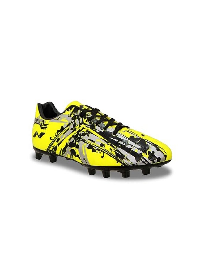 Nivia Storm Football Shoe (Yellow, Numeric_10), size:10 UK,mens - Image 4