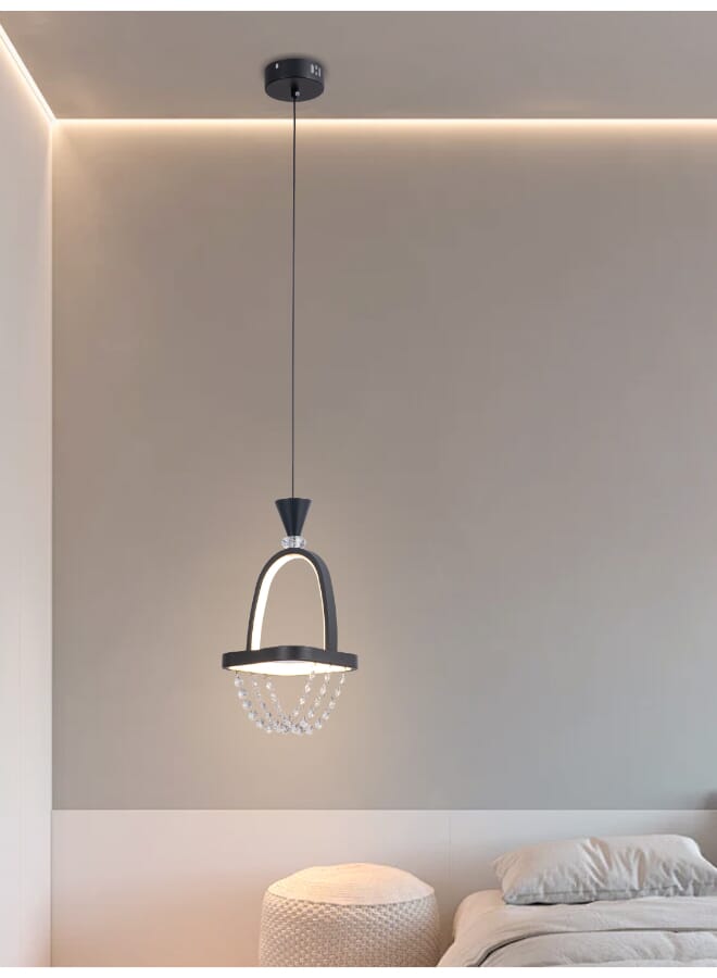 بيست باور ثريا سقف ليد حديثة 7276-1 مع 3 مستويات إضاءة، طول قابل للتعديل 80 سم، 29 واط، مصباح سقف أنيق وموفر للطاقة لغرف المعيشة، غرف الطعام، غرف النوم، والممرات - Image 1