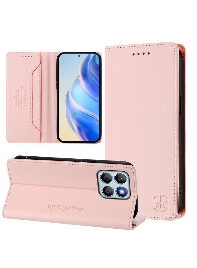 اس-توب جراب هاتف Honor X8b Global RC01 المصنوع من الجلد ثنائي الطي مع خاصية الشفط المغناطيسي بتقنية RFID - Image 1