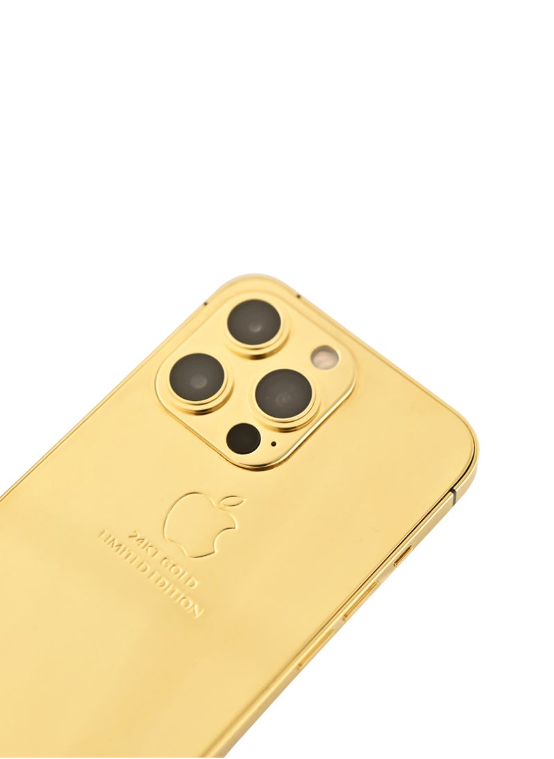 CAVIAR - Caviar Luxury 24k Gold Plated Customized iPhone 15 Pro Max 256 GB Gold - Image 1