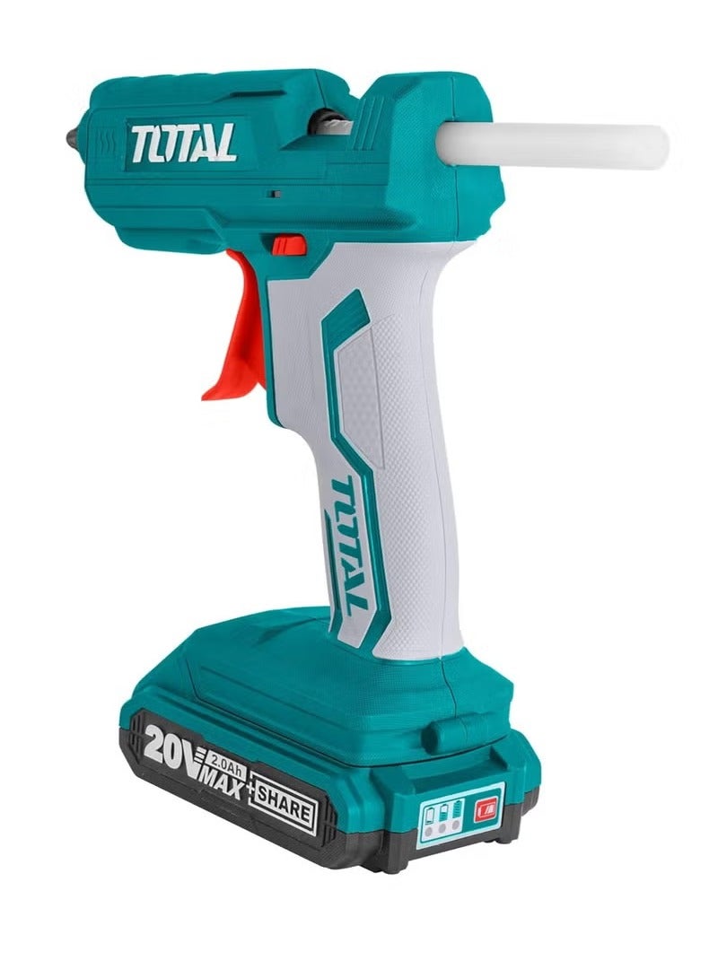 TOTAL 20V Battery Glue Gun Without Battery & Charger - TGGLI2001 - Total - Image 2