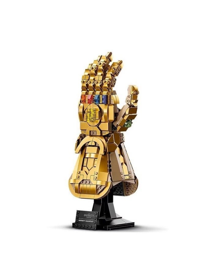 General Avengers Marvel Slayer Infinite Gloves Small Particle Building Blocks Toys Children's Educational Game Accessories Assembled Game Gifts for Family and Friends  - Image 1