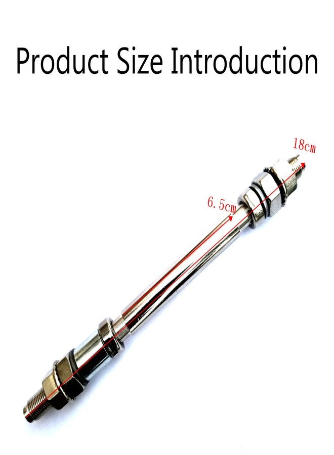 Setaria Viridis Bicycle Axle Bike Axle Bike Hub Mountain Bike Axle Bicycle Multiple Speed Rear Hub Axle Bicycle Wheel Hub Axle Metal Bike Axle Bicycle Axle Quick Release Rear Solid Shaft Lever - Image 3