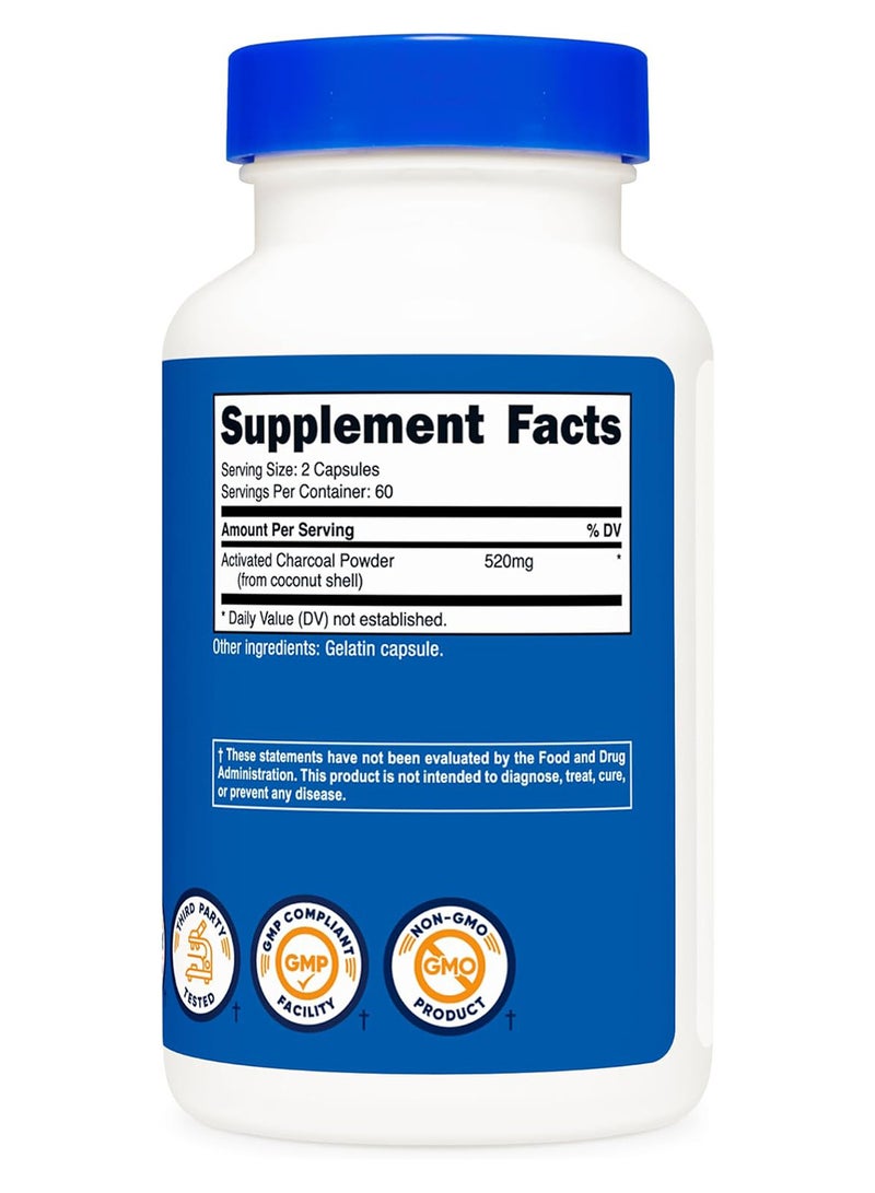 Nutricost فحم مفعل 1 زجاجة - Image 5