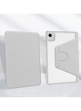 Rotating Case Compatible with Honor Pad X9a/X9 Pro 11.5 Inch 2025 with Pen Holder, 360 Degree Rotation Protective Stand Shockproof Cover Clear Back,Grey - view 4