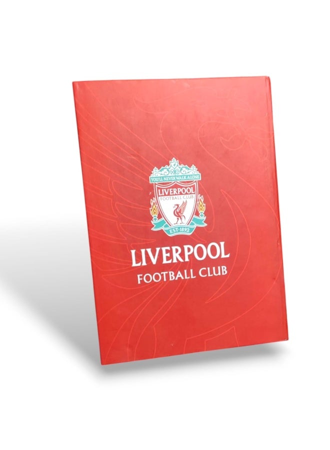Liverpool F.C. Liverpool FC Notebook – A5 Size, Hard Cover, "You’ll Never Walk Alone" Design - Image 1