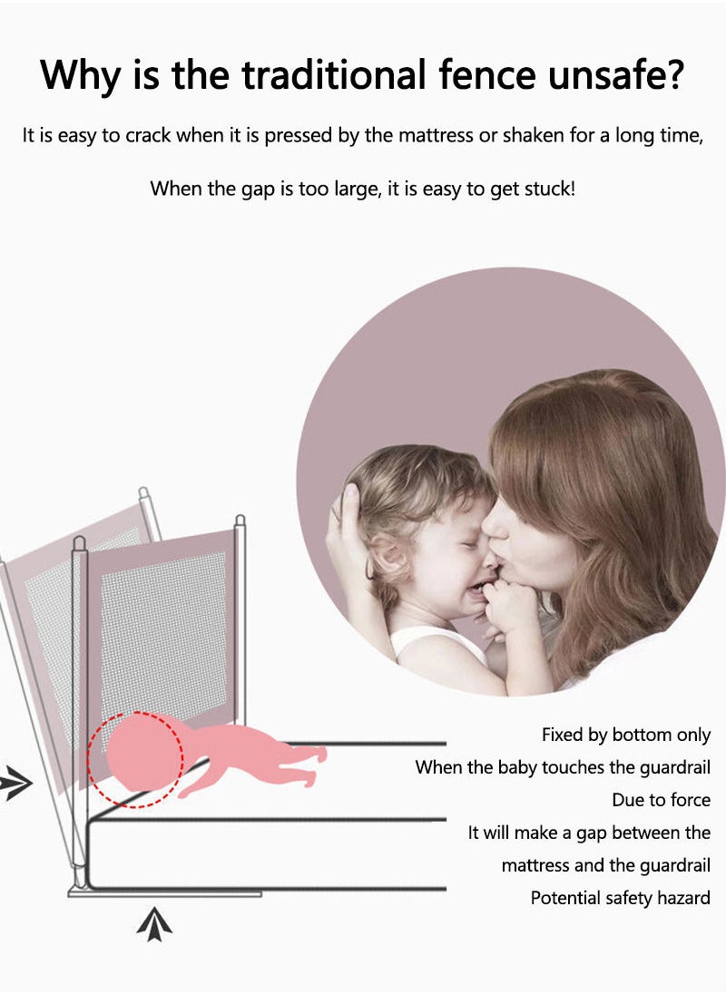 MaBaby - Adjustable Multi Gear Comfortable Breathable and Reinforced Child Fall Prevention Fence - Image 1