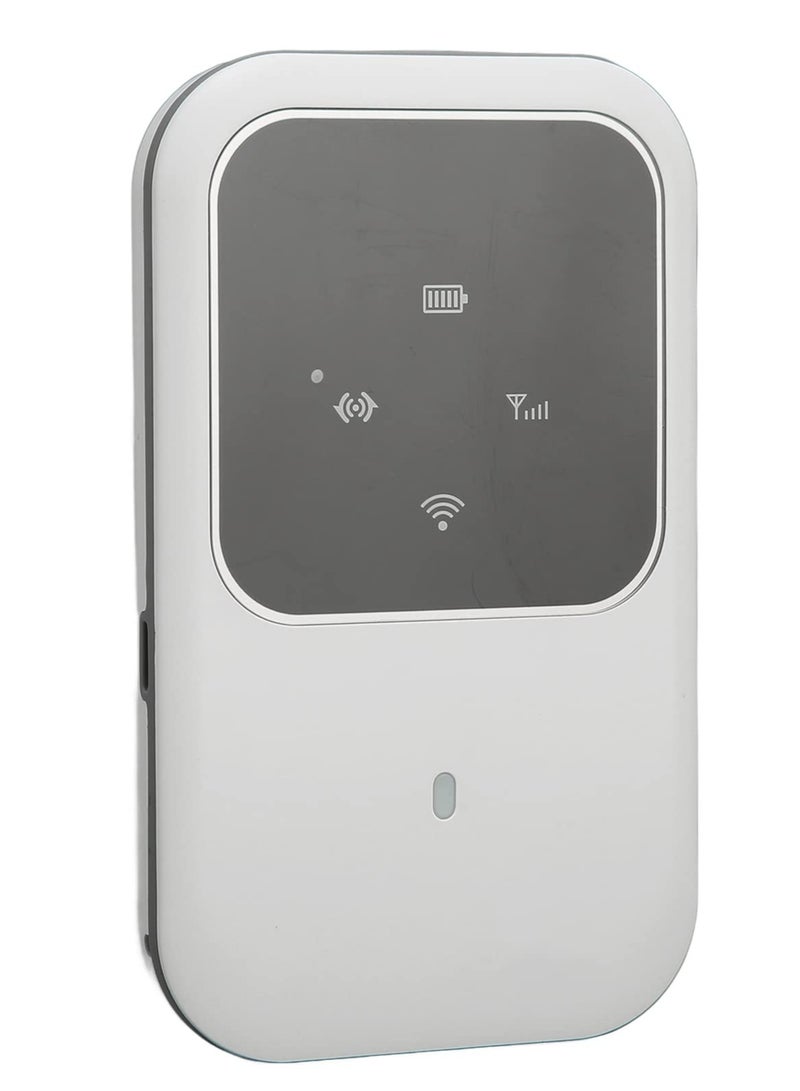 SYOSI 4G LTE WiFi Mobile Hotspot, 3G 4G LTE Mobile WiFi Mobile Router, with SIM Slot High Speed Pocket WiFi Router Connect up to 10 Devices, 2400mAh Battery, for Car Outdoor Travel - Image 1