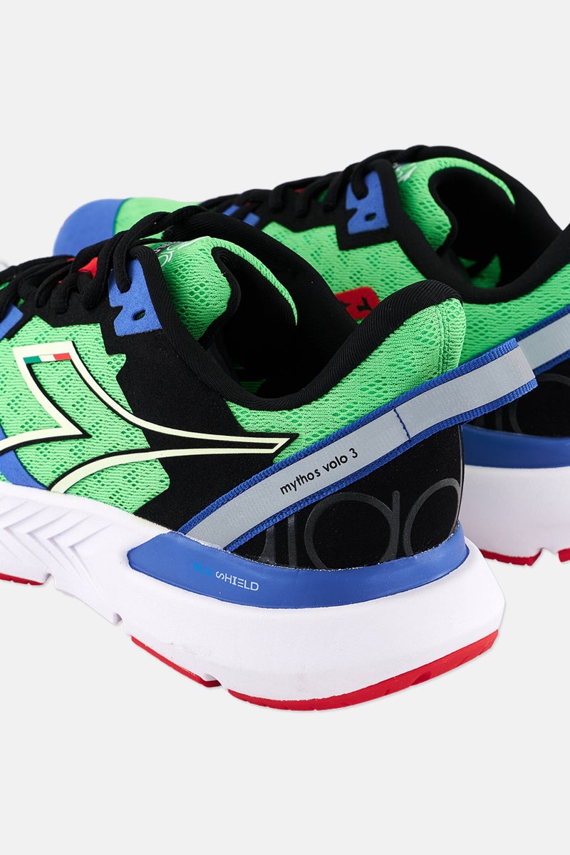 Men Lace Up Training Shoes, Multicolor