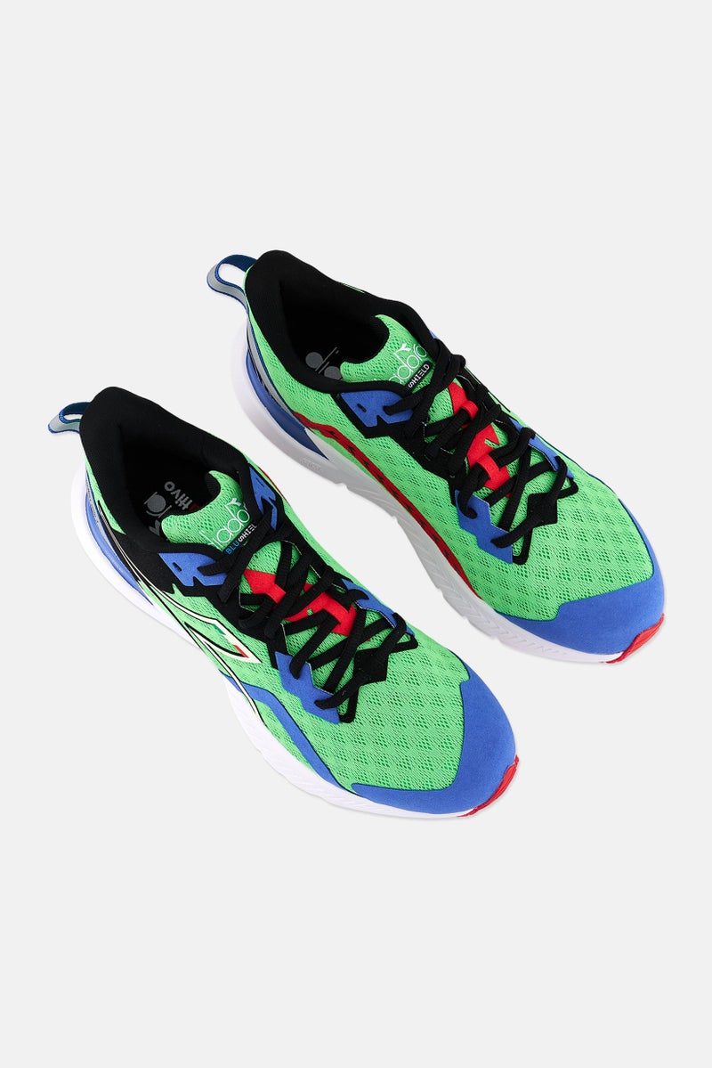 Men Lace Up Training Shoes, Multicolor