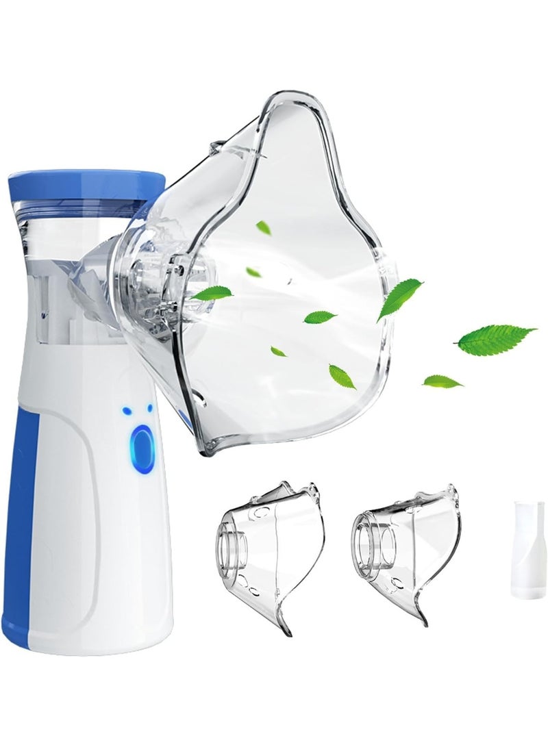 Handheld Mini Steam Inhaler - Portable Mesh Nebulizer for Adults & Kids - High Precision Atomization for Home & Travel Use - Image 1