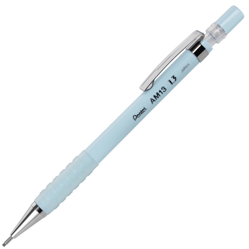 Pentel Sharp 1.3 Mechanical Pencil  (1.3Mm)  Extra Thick Line  Includes Refill Lead  Writing/Office/Test-Taking Pencil  Pastel Blue Barrel (Am13Lbps) - Image 2