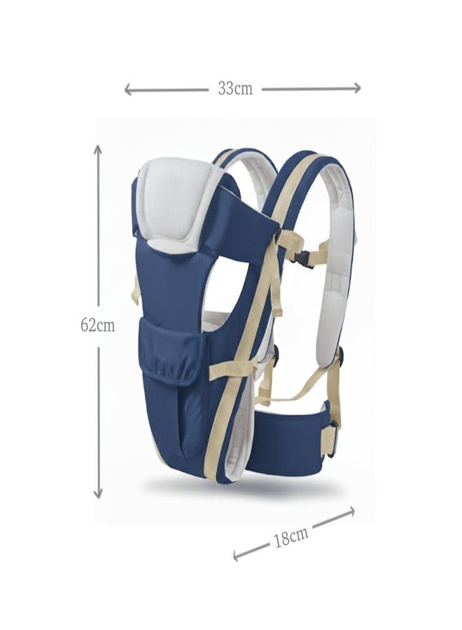 SNAPTRON Baby Carrier Bag for 0-3 Years - Ergonomic Carry Bag for New Born |Adjustable Baby Carrier| Baby Carrying Bag with 4 Carry Positions |Baby Sling Carrier Bag with Head Support, Safety Belt & Buckle Straps for 0-24 Months - Image 3