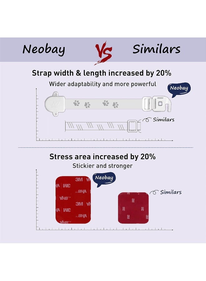 Neobay Child Proof Door Lock with Adjustable Door Strap and Latch - Image 4