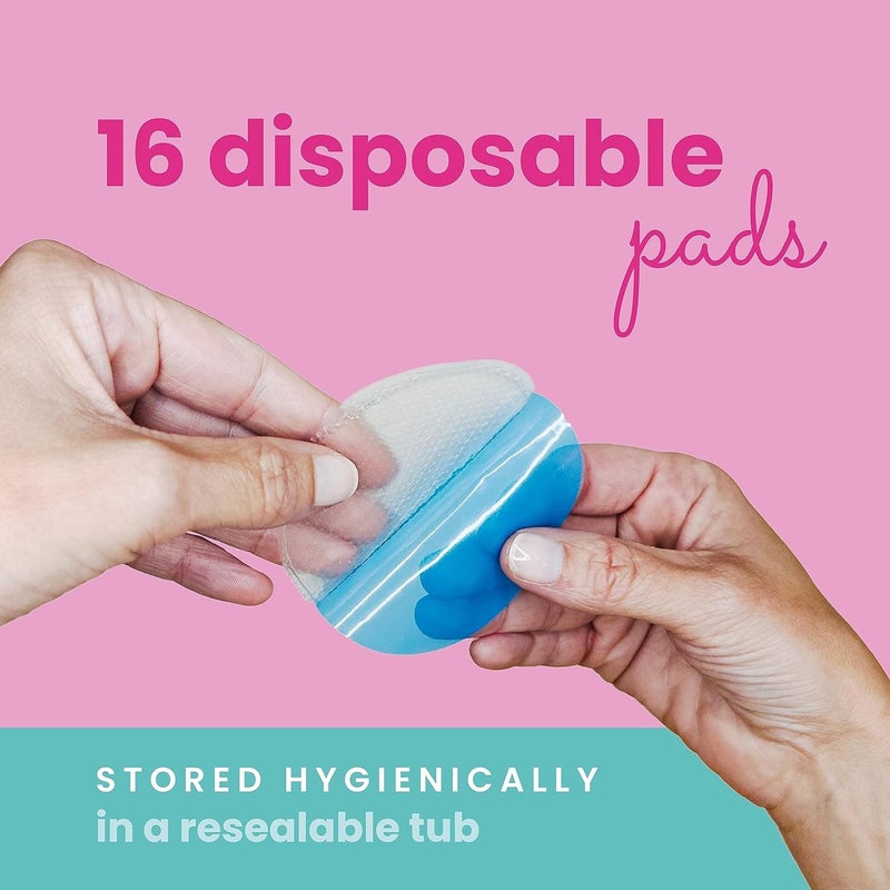 Lavie Soothing Gel Pads, Instant Cooling Relief for Sore Nipples, Made Without BPA, Hydrogel Pads for Breastfeeding, Aloe Vera Infused 16 Count - Image 4